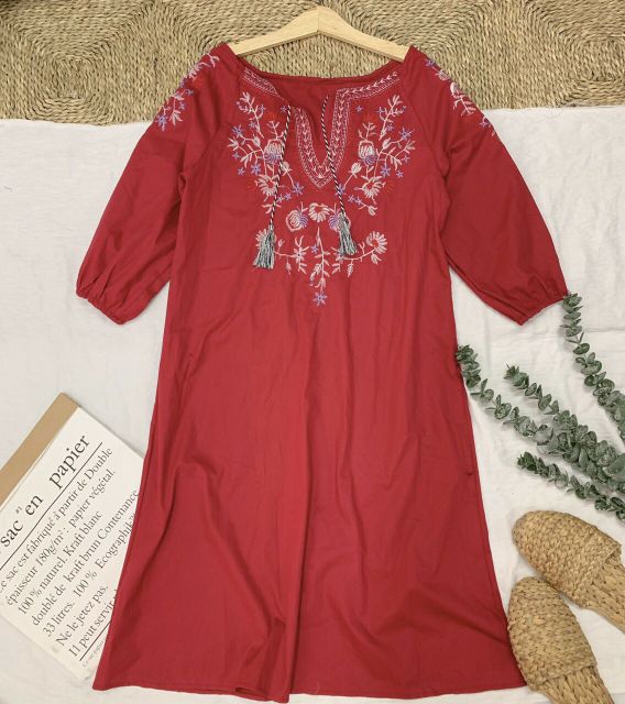 ĐẦM SUÔNG THÊU THỔ CẨM 🍁
Nàng nào mê phong cách #