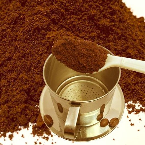 250G cafe Arabica Cầu Đất Đà Lạt rang kiểu Medium, Duy Long Coffee.