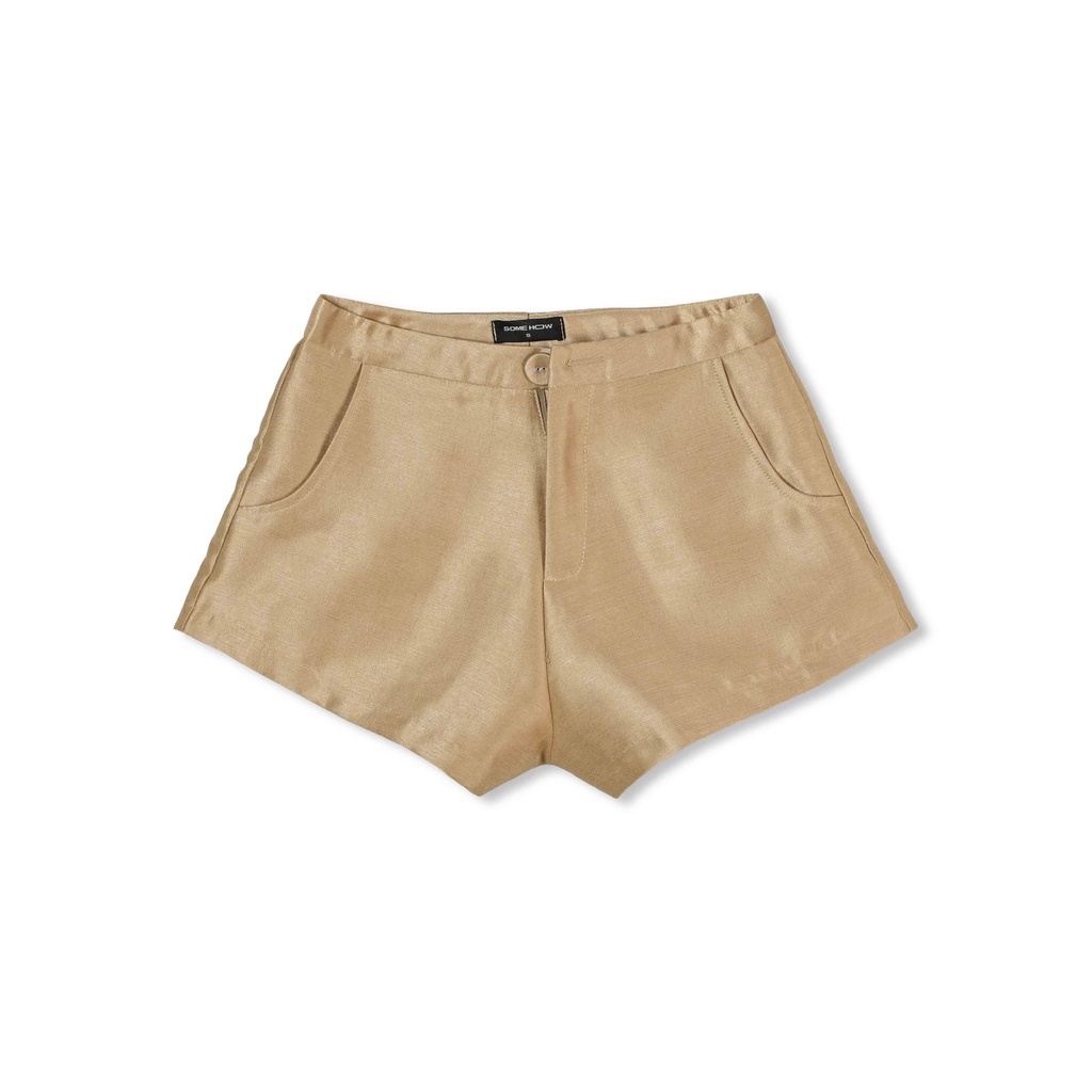 Quần Short Nữ Mini Boxer , Chất Vải Phi lụa Thoải Mái , WQS000059 , SOMEHOW