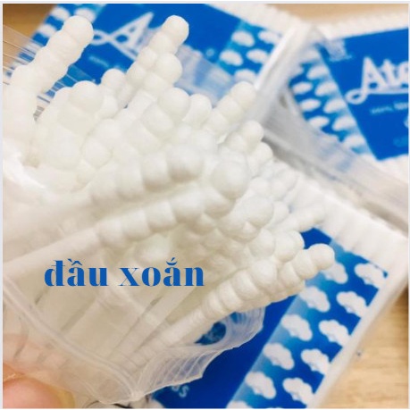 Tăm bông Aten bông tự nhiên tiệt trùng dùng cho người lớn