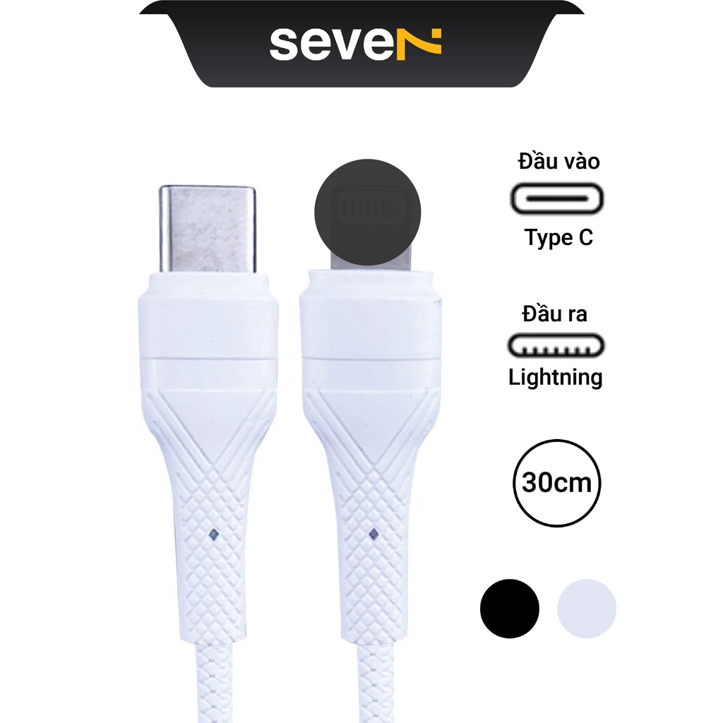 Cáp sạc nhanh I.value 0.3M cho IP