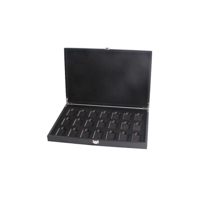 Hộp đựng bật lửa trưng bày Zippo bằng gỗ 21 - 42 chỗ