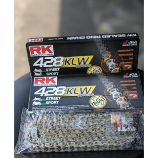 Sên RK KLW chính hãng phốt XW-Ring thông số 428 dành cho xe số và xe côn tay dưới 175cc (132 mắt)