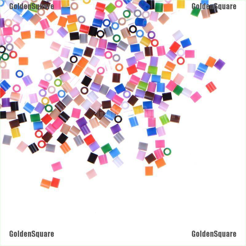 Bộ 500 Hạt Nhựa 2.6mm Nhiều Màu Cho Bé Vui Chơi