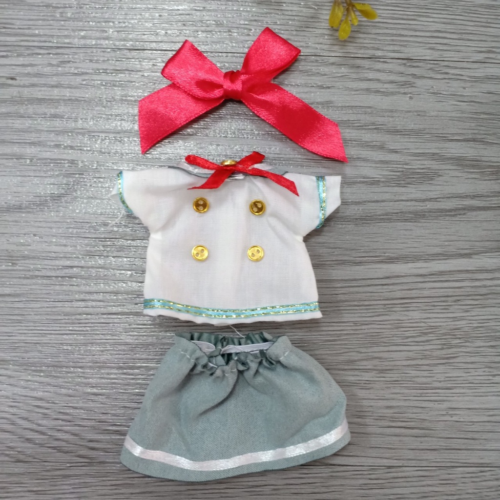 Quần áo và Váy học sinh cho búp bê baboliy 16cm Aniemedolls 638 NCT 7 Mẫu khác nhau