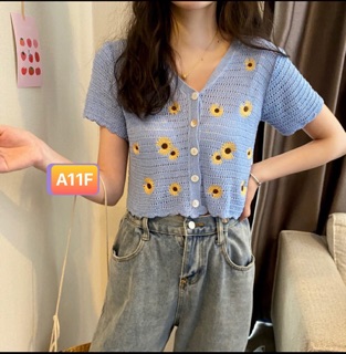 Áo len hoa cúc sẵn hàng. Sỉ 110k
