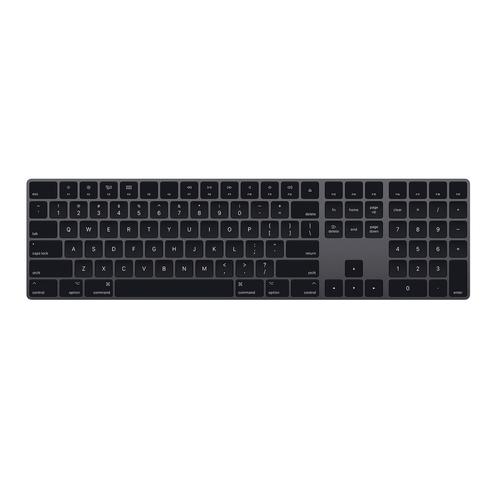 Bàn phím Magic Keyboard with Numeric Keypad - Bản US màu space gray/silver mới 100%