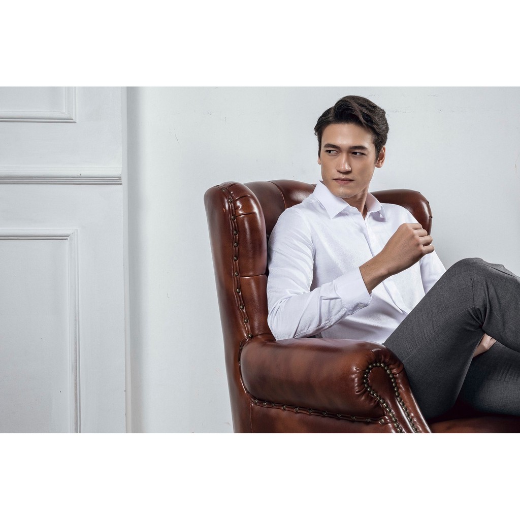 Áo sơ mi trắng dài tay ARISTINO trắng trơn lịch lãm als13708- slim | BigBuy360 - bigbuy360.vn
