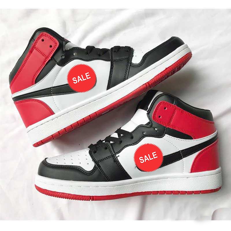 [SALE SỐC]  Giày Air Jordan 1 Off White Đỏ Trắng Nam Nữ