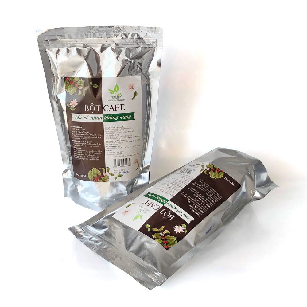 Bột cà phê enema Viet Healthy (chỉ có nhân không rang) thải độc đại tràng, thanh lọc gan, làm đẹp da, coffee enema