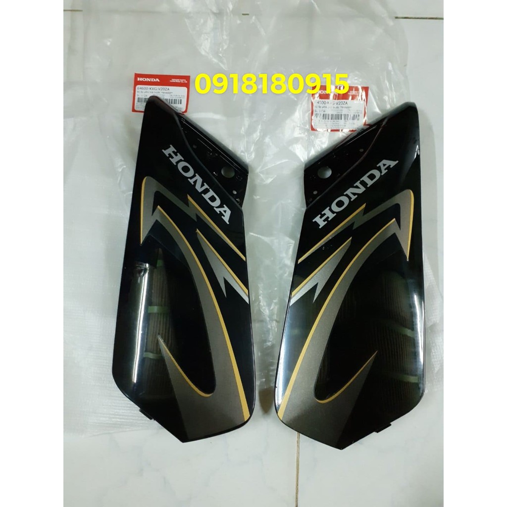 Bộ ốp yếm ốp yếm  trước abl 110 fi air blade 110 fi honda màu đen 2010
