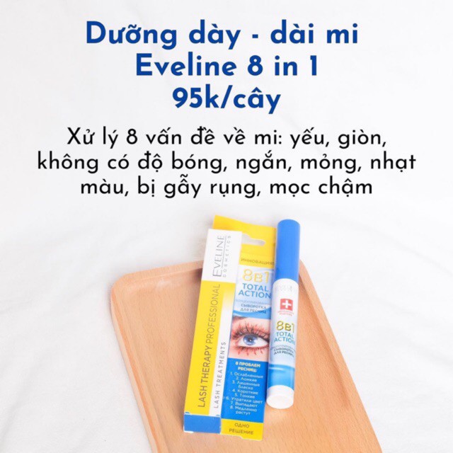 HUYẾT THANH DƯỠNG DÀY VÀ DÀI MI 8IN1 EVELINE ( Nhungshika)