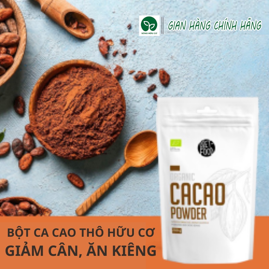 Bột Cacao Thô Hữu Cơ Diet Food 200gr - Organic Cacao Powder
