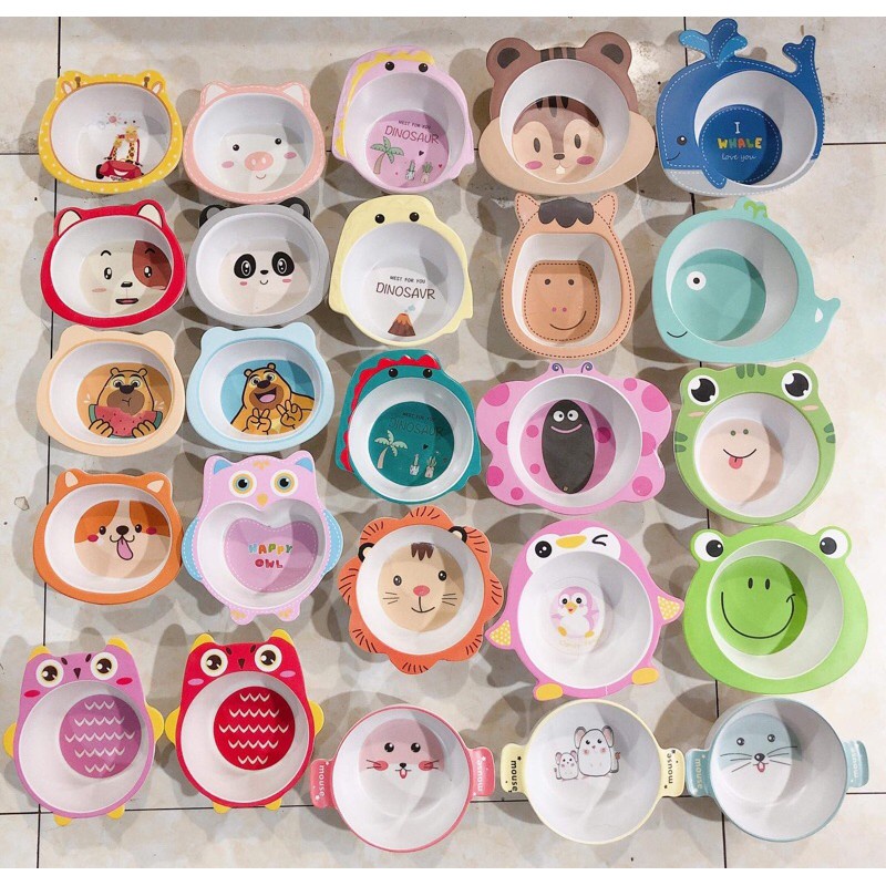 BÁT ĂN DẶM LÚA MÁCH, KHAY ĂN DẶM LÚA MẠCH CHO BÉ TẬP ĂN