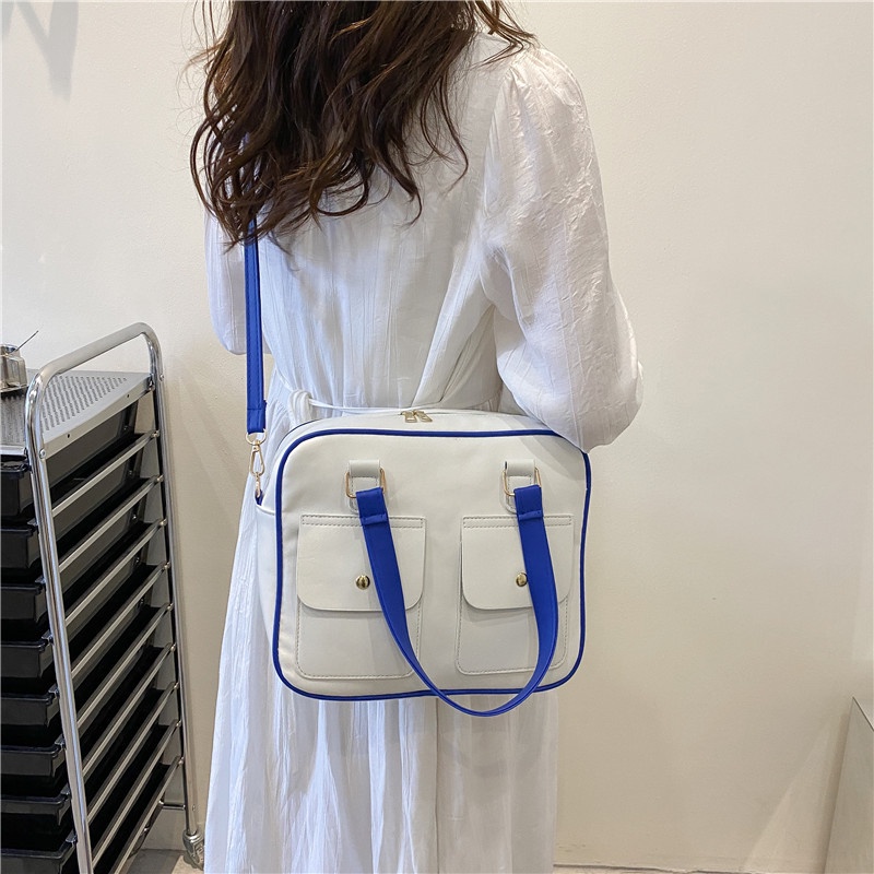 Túi đeo chéo IELGY cỡ lớn phong cách retro thời trang tùy chọn màu sắc dành cho nữ