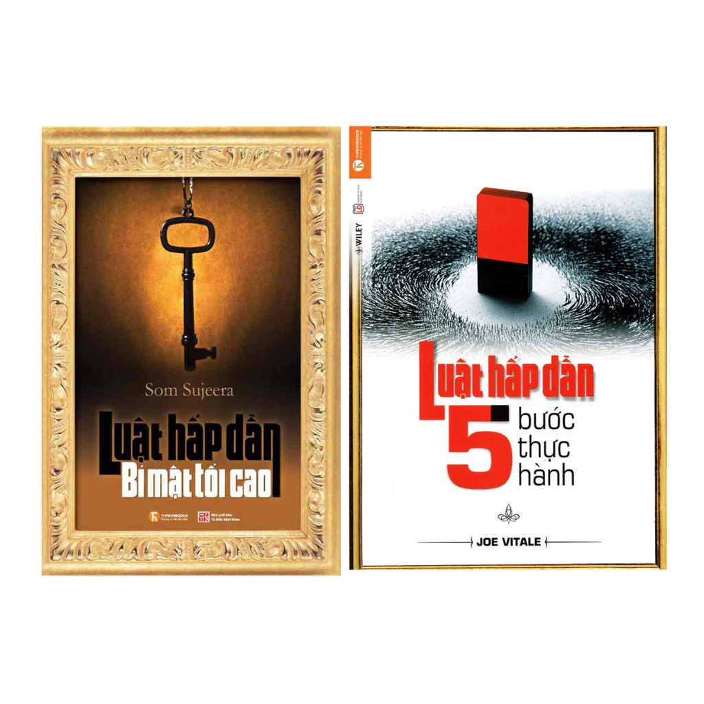 Sách Combo 2 Cuốn: Luật Hấp Dẫn Bí Mật Tối Cao + Luật Hấp dẫn - 5 Bước Thực Hành