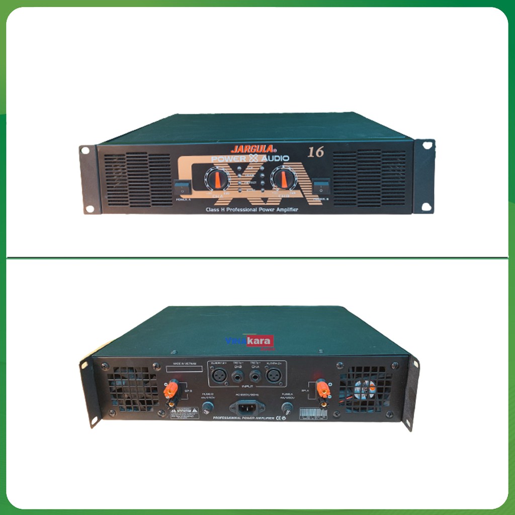 Cục đẩy main công suất CA16, LA500, CA16S, JUNTONCA16 16 sò lớn, nguồn đồng, bảo hành 12 tháng
