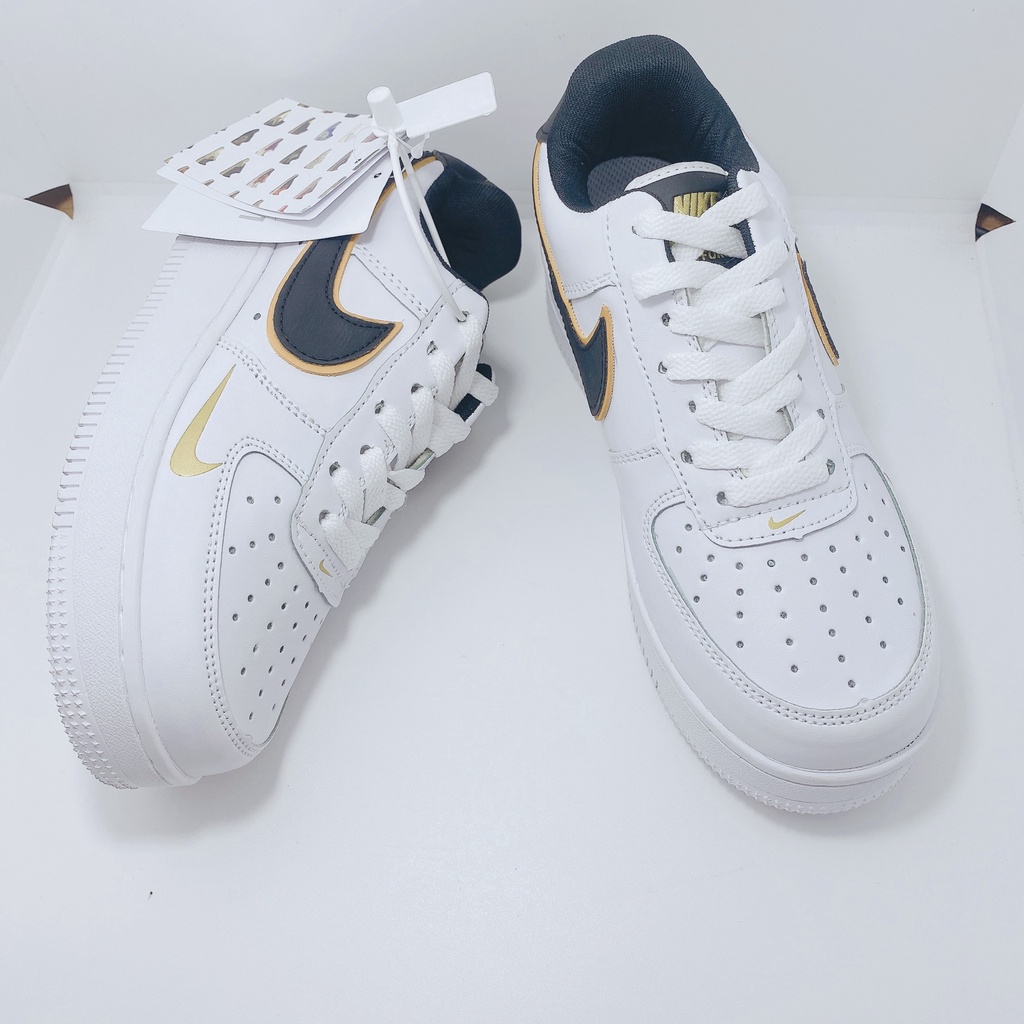 Giày Thể Thao Nam Nữ Sneaker AF1 Cổ Thấp Trắng Đen Vàng Full Size | BigBuy360 - bigbuy360.vn