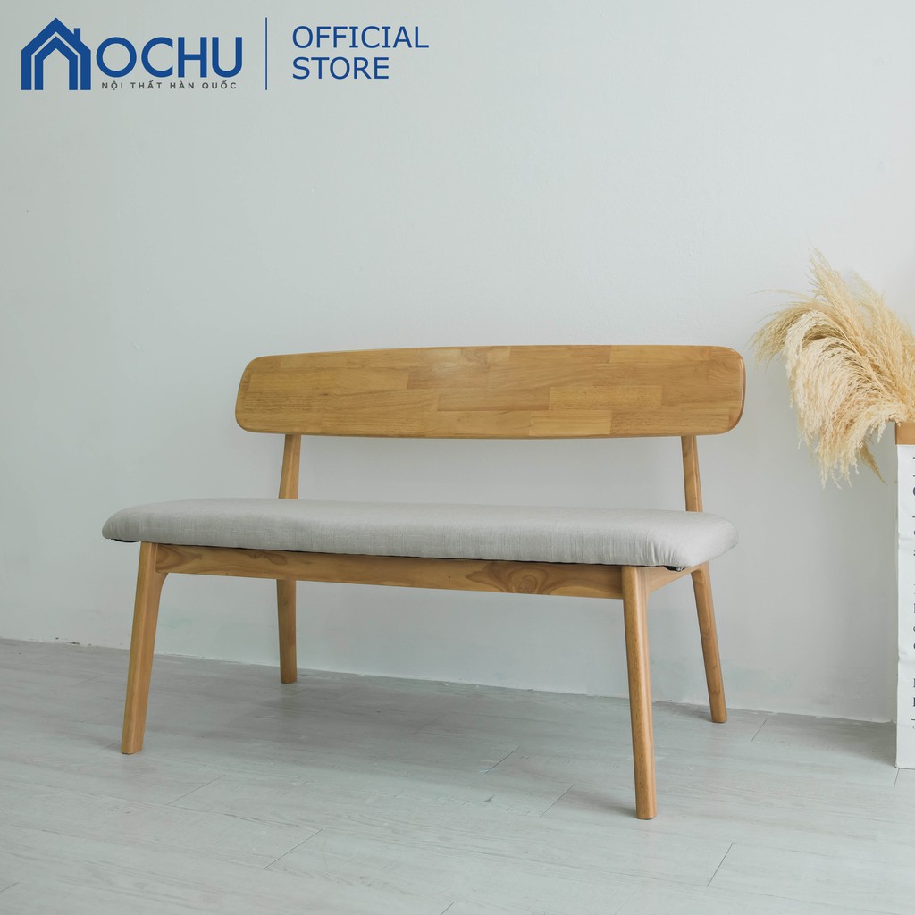 Ghế Gỗ Băng Dài Gỗ Cao Su OCHU - Iamar Chair M - Natural