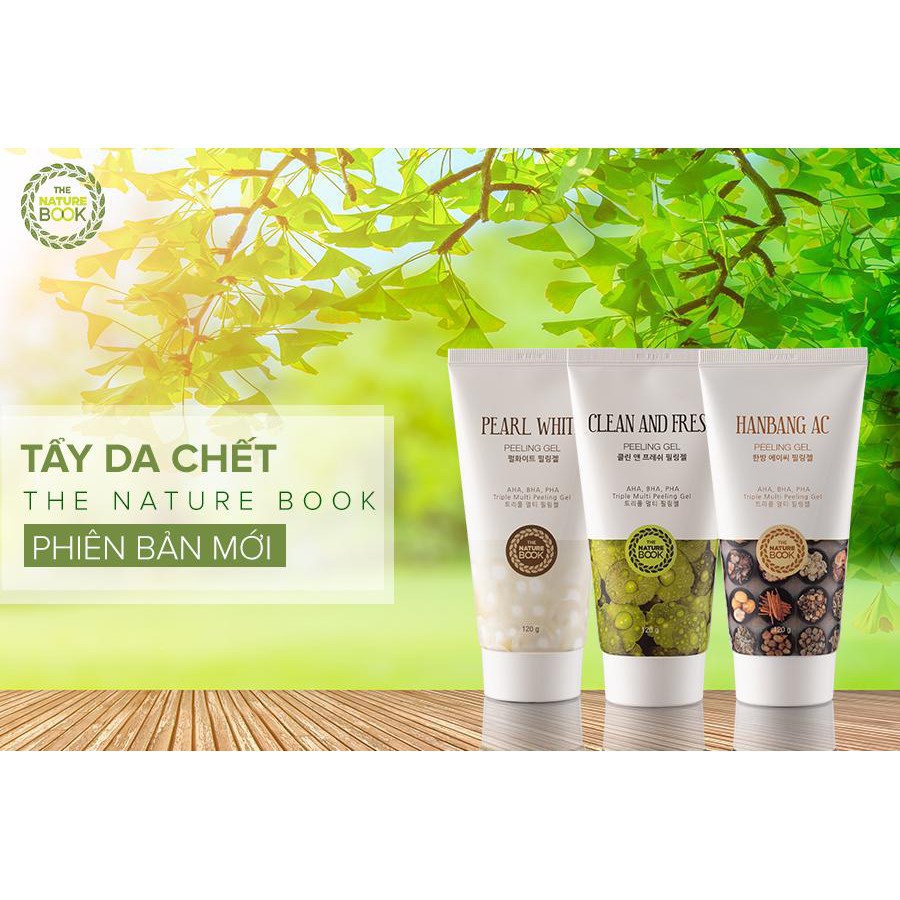 Tẩy da chết dưỡng da sạch mun đông y Hanbang AC Peeling Gel - The nature book