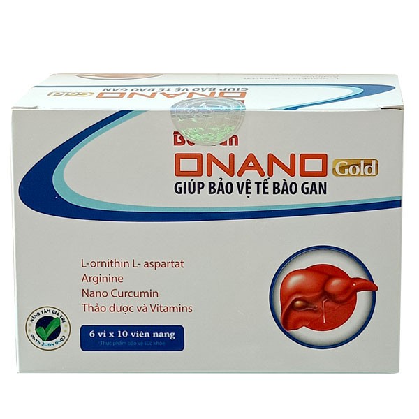 Bổ gan ONANO Gold – Hỗ trợ giải độc gan, giúp thanh nhiệt , tăng cường chức năng gan (hộp 60 viên)