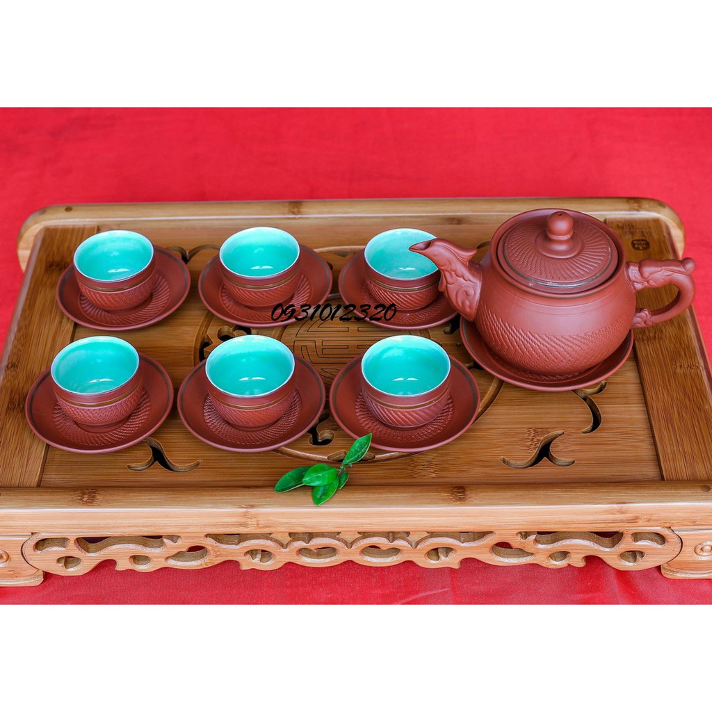 bình trà bát tràng