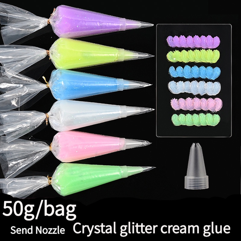 Keo Thạch Trong Suốt Chống Đóng Băng Dán Trang Trí Ốp Điện Thoại DIY 50g