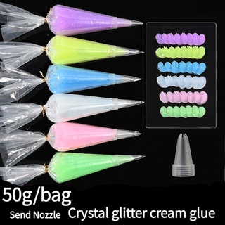 Keo Thạch Trong Suốt Chống Đóng Băng Dán Trang Trí Ốp Điện Thoại DIY 50g