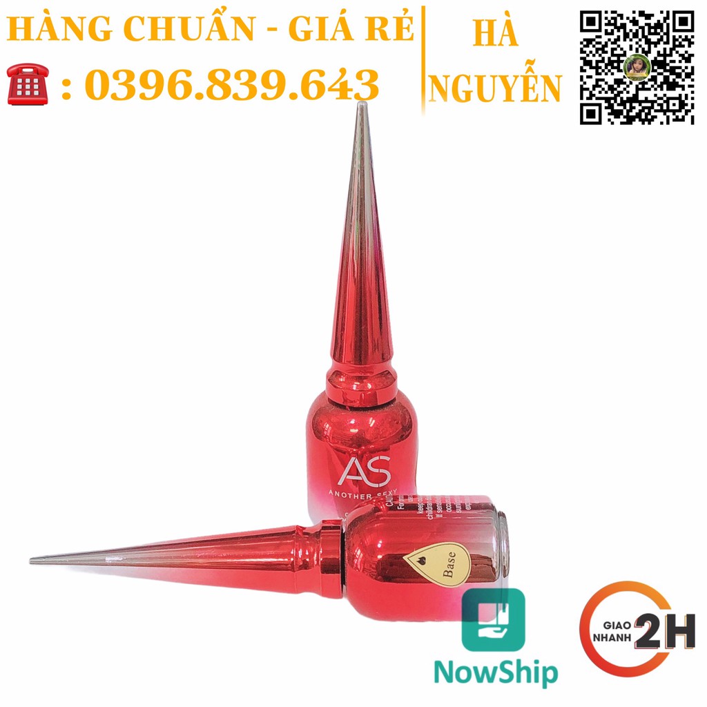 Sơn Gel Base Top AS - Bộ Dung Dịch Base, Top , Cứng Móng AS CHính Hãng