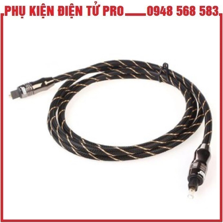 DÂY QUANG ÂM THANH OPTICAL 1.5M ĐEN SỌC TRẮNG