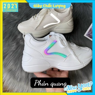 Giày thể thao nữ GC phản quang A320 , kiểu hàn quốc , Hot trend mới nhất 2021