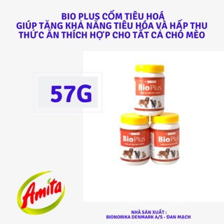 Cốm tiêu hóa Bio Plus Tăng tiêu hóa và hấp thu thức ăn thích hợp cho tất cả thú cưng của bạn.Trọng lượng 57g