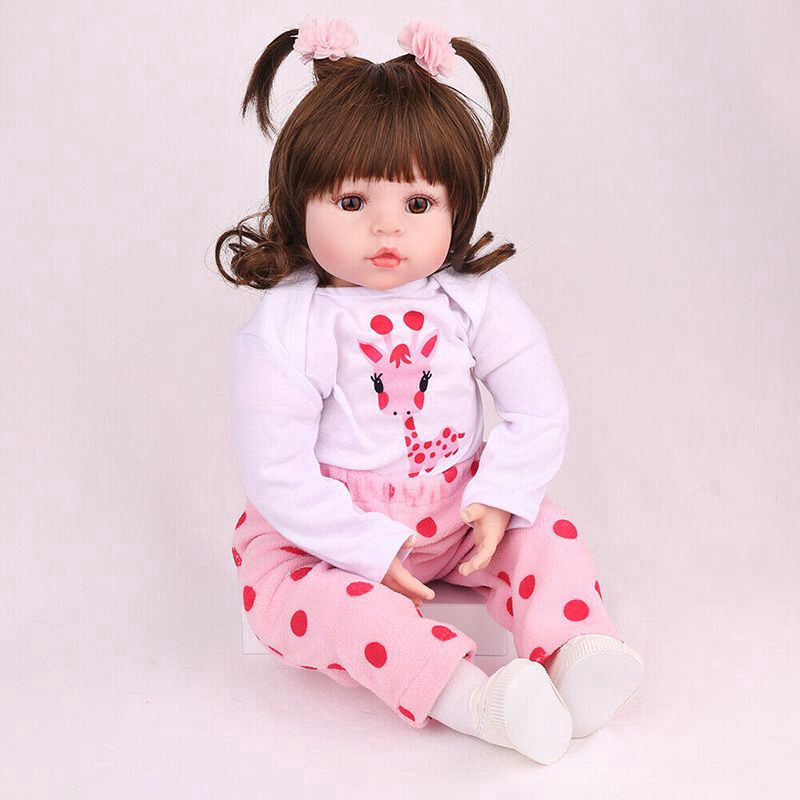 Búp Bê Em Bé Sơ Sinh 58cm Bằng Silicon Vinyl Sống Động Như Thật