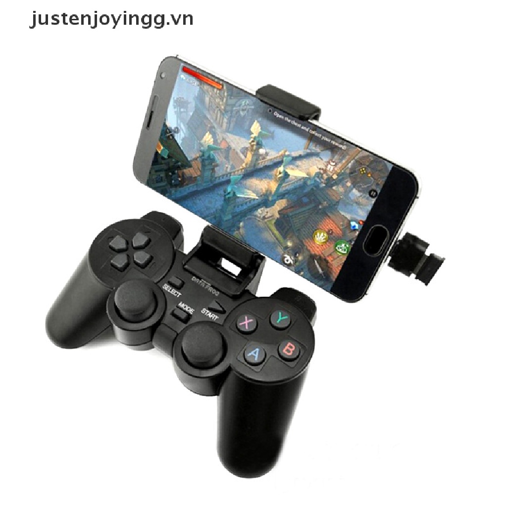 Tay cầm điều khiển trò chơi kép không dây 2.4GHz cho PS3 PC TV Box
