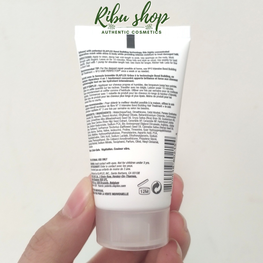 Mặt nạ dưỡng tóc Olaplex No.3 và No.8 tách set Sephora 30ml - Ribu shop