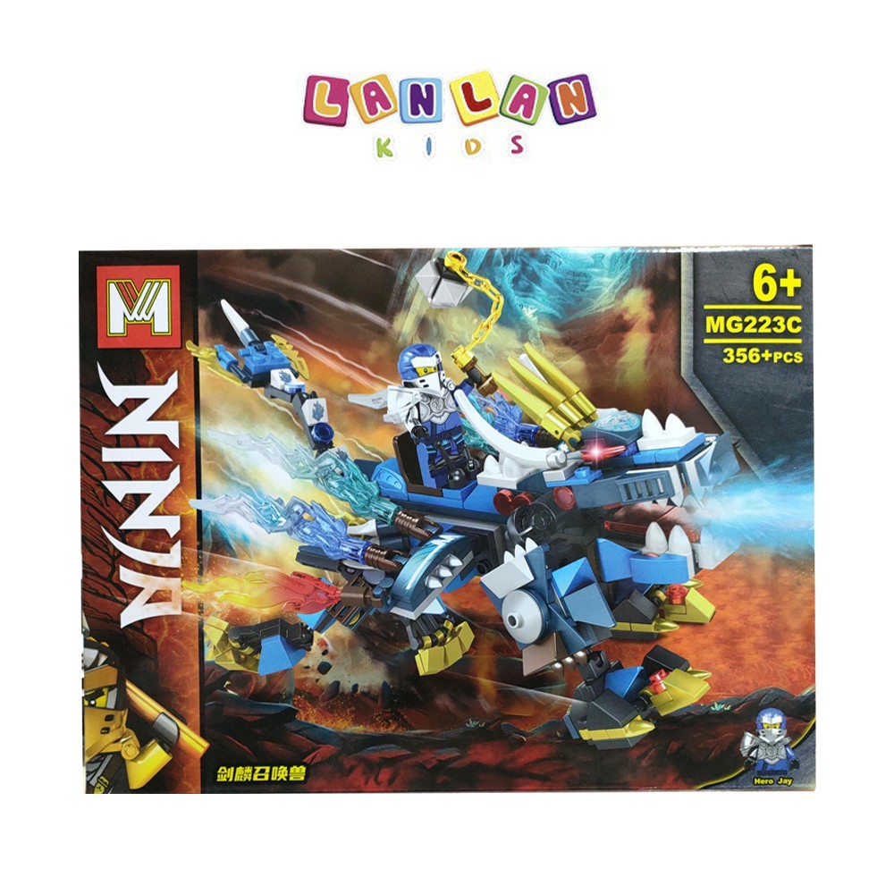 Đồ chơi xếp hình Ninjago rồng hai đầu 426 chi tiết MG121 cho bé vui chơi sáng tạo