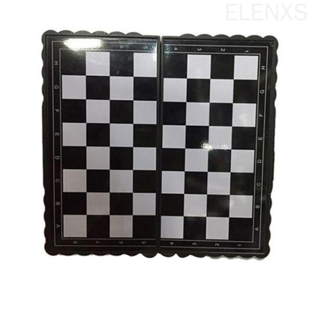 Bộ bàn cờ vua mini bằng nhựa gấp gọn tiện dụng