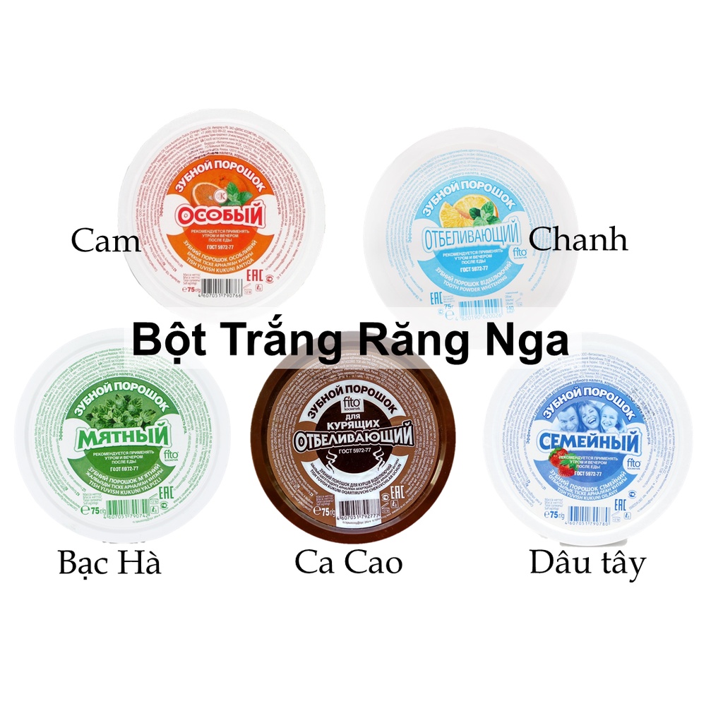 BỘT TRẮNG RĂNG NGA FITO Cao cấp