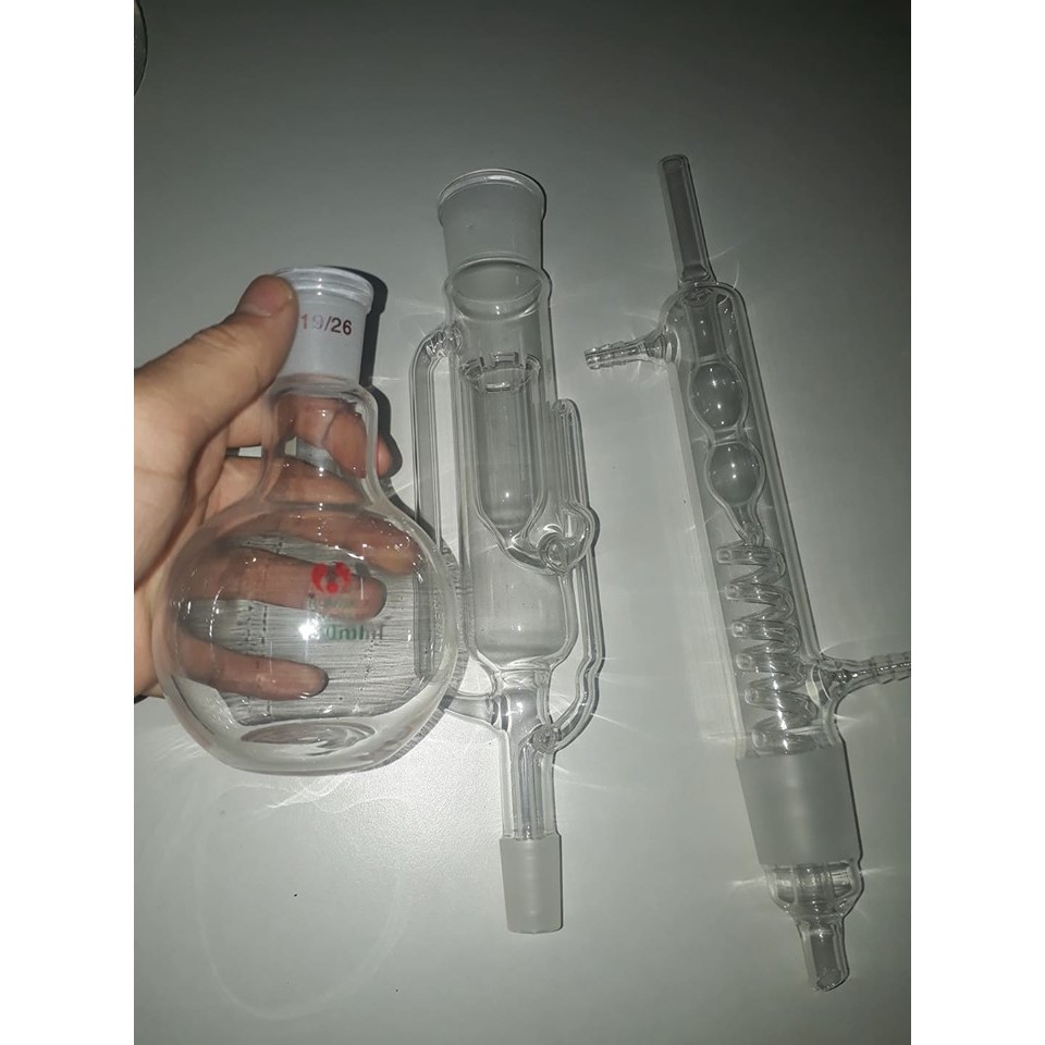 Bộ chưng cất , chiết soxhlet các cỡ
