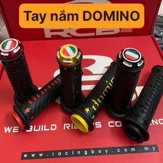 [CÓ VIDEO] Tay nắm bao tay cao su xe máy Domino cờ ý trang trí ngôi sao - bám tay lái - êm ái - Đèn xe Việt