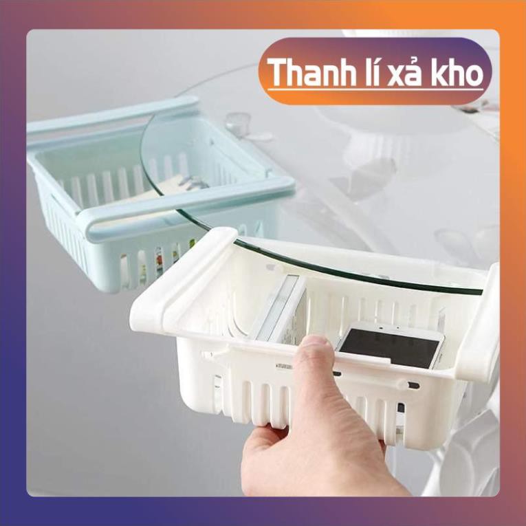 Mua Lẻ Rẻ Như Sỉ,  RỔ KẸP TỦ LẠNH KHAY RỔ NHỰA KEO DÀI ĐỰNG THỰC ĂN , ĐỒ GIA DỤNG BINBON