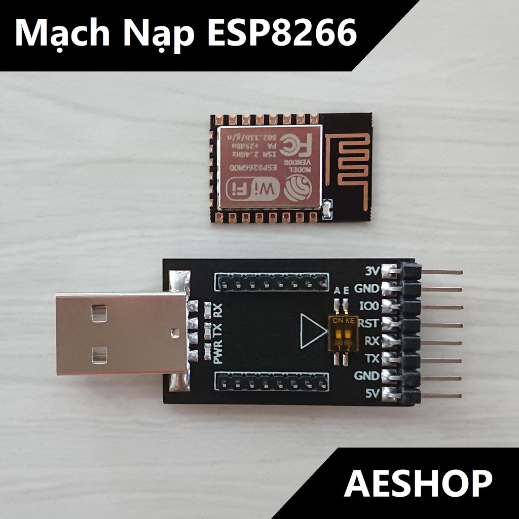 Mạch nạp ESP8266 bản cải tiến