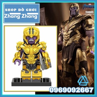 Xếp hình mô hình Thanos trong Avengers Endgame tặng song đao và mũ giáp đầy đủ Minifigures V005