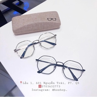 Kính vintage lục giác O