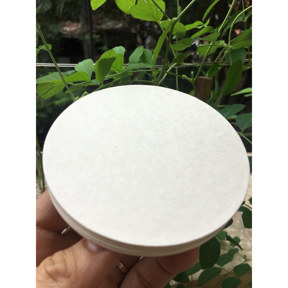 Bán đế lót ly giấy trắng trơn có sẵn dùng cho các sựu kiện chương trình