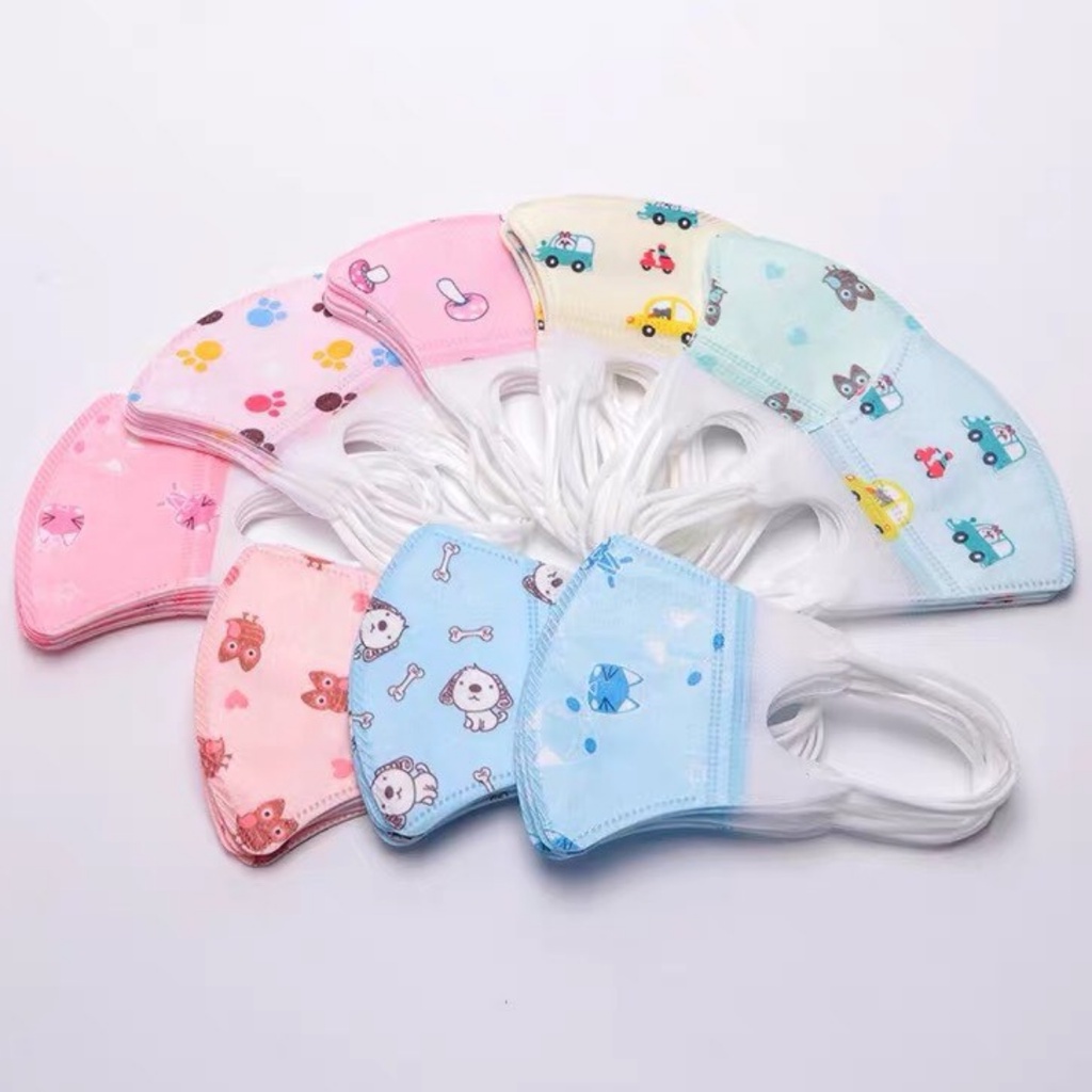 Khẩu Trang Y Tế Cho Bé Hàng Cao Cấp  CHILDREN'S Mask - Made In Việt Nam (Hộp 5 Chiếc) Zimbababy