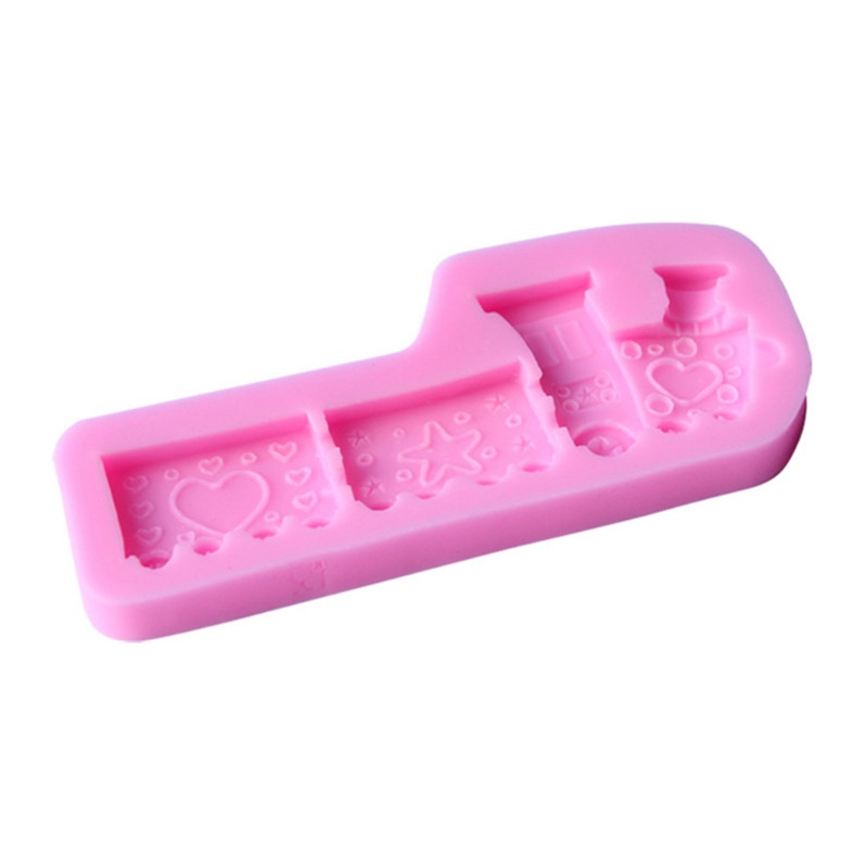 Khuôn Silicone Làm Bánh Hình Đoàn Tàu Sáng Tạo