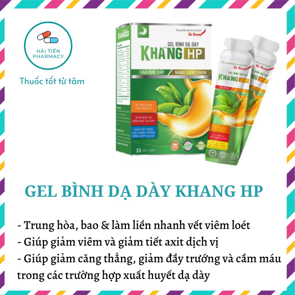 Gel trung hòa acid dịch vị - Gel bình dạ dày khang HP