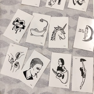Set 30 tấm hình xăm dán mini