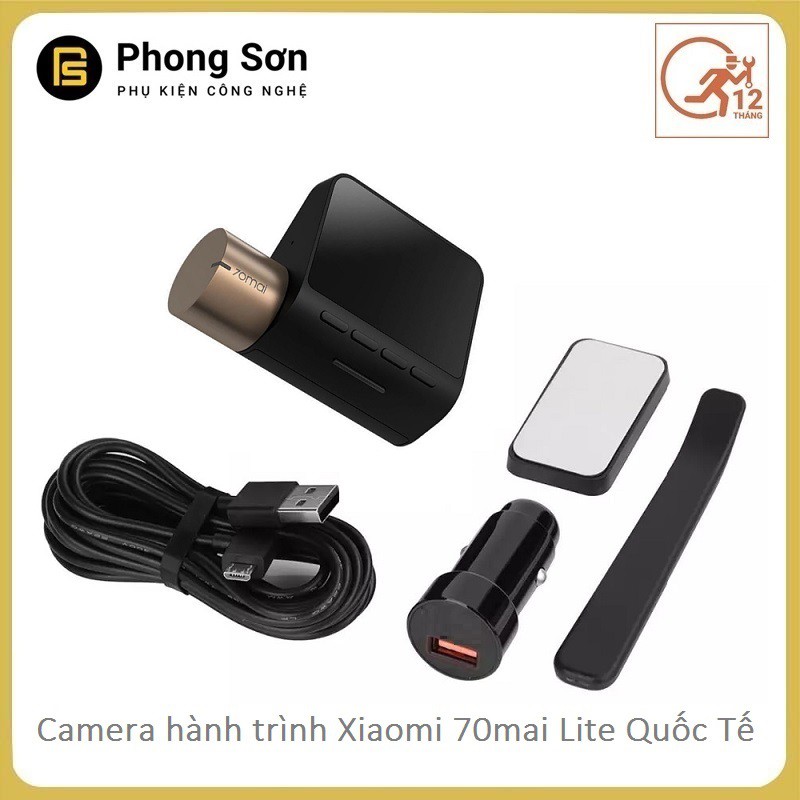 Camera hành trình Xiaomi 70mai Pro Lite Midrive D08 - Phiên Bản Quốc Tế (Bảo Hành 12 Tháng ) | BigBuy360 - bigbuy360.vn